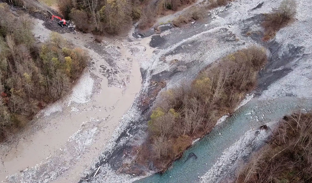 travaux en rivière