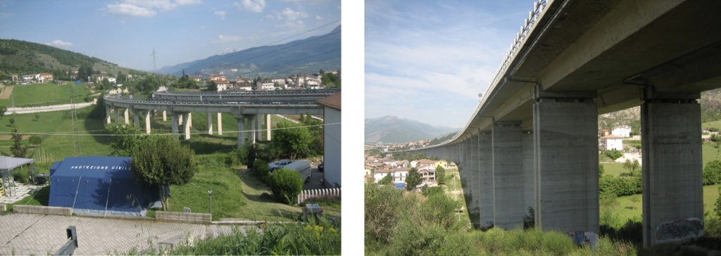 Pont Aquila après séisme