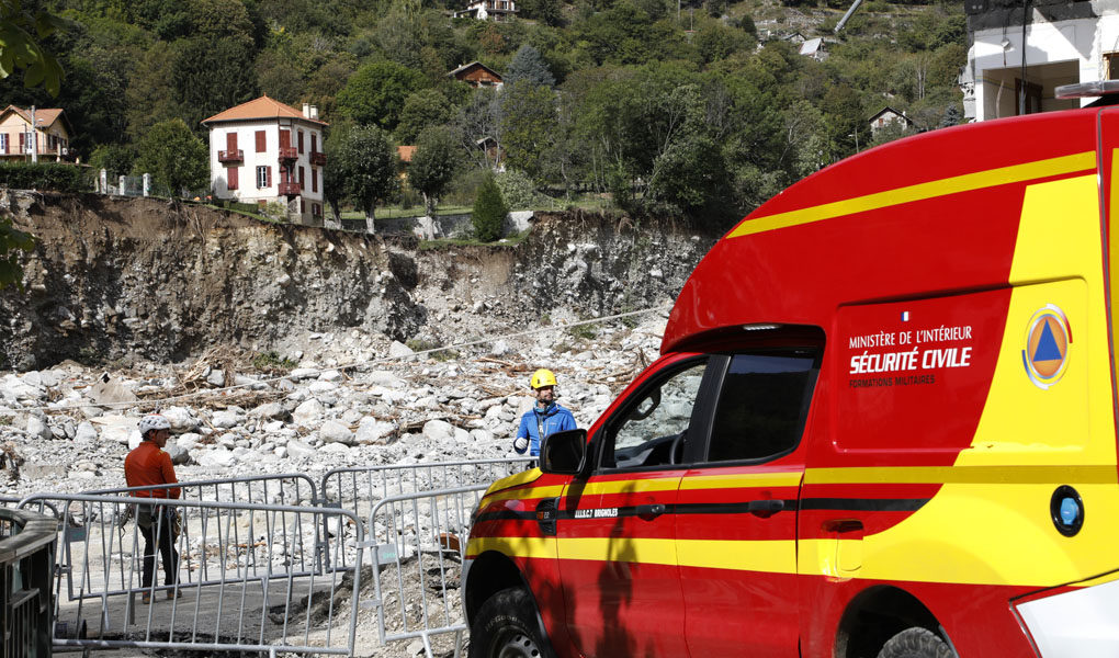 sécurité civile Vésubie